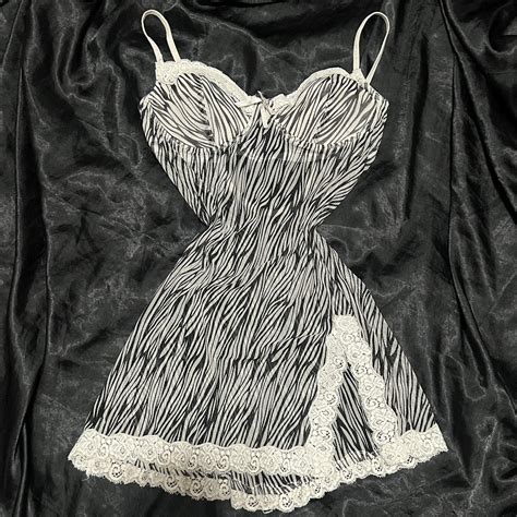 Rampage Zebra Print Lingerie Size M Fit S If You Depop