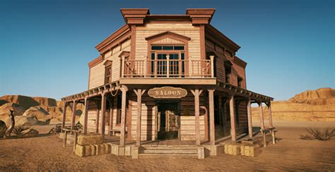 HQ Western Saloon in Environments - UE Marketplace