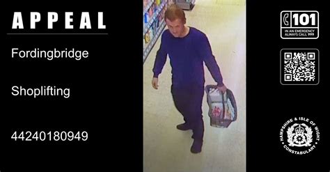 Cctv Appeal After Shoplifting At Co Op In Fordingbridge The New Stour