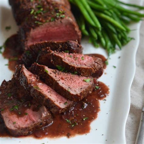 Roast Beef Tenderloin With Red Wine Sauce Artofit