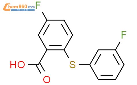 Benzoic Acid Fluoro Fluorophenyl Thio Cas