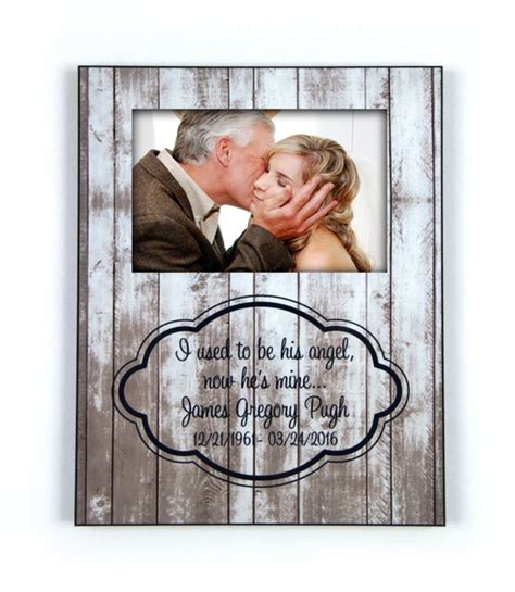 Custom Photo Frame Sympathy T Condolence T Father And