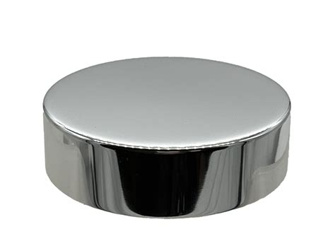 Metal Overshell Shiny Silver Continuous Thread Cap Foam Liner