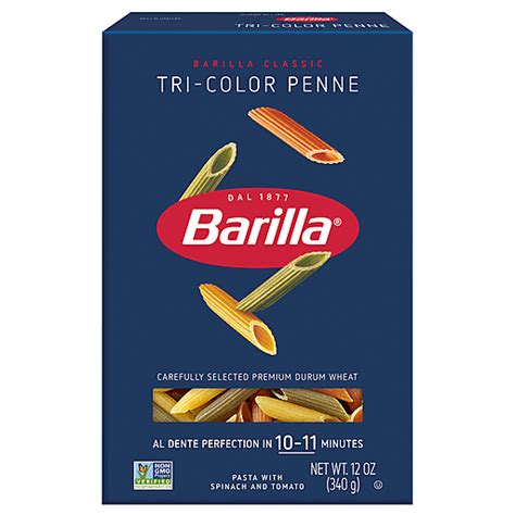 Barilla Penne Tri Color Oz Tubes Shells Fairplay Foods