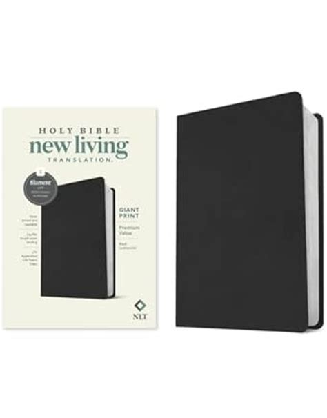 Nlt Giant Print Bible Filament Enabled Edition Leatherlike Black