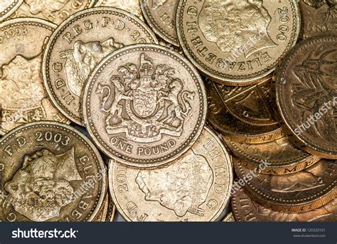 British Pound Coins Stock Photo 120320101 : Shutterstock