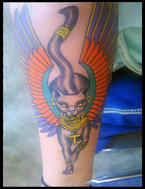 Egyptian cat tattoo | Egyptian cat tattoos, Cat tattoo, Tattoos