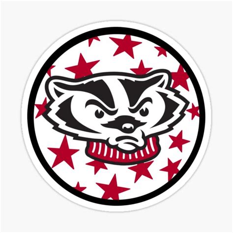 Bucky Badger Stickers | Redbubble