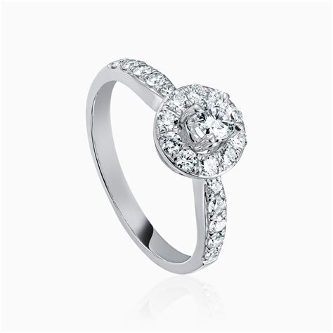 Nhẫn Kim Cương Vàng Trắng 18k Dfh0109brwwg01a Lộc Phúc Fine Jewelry