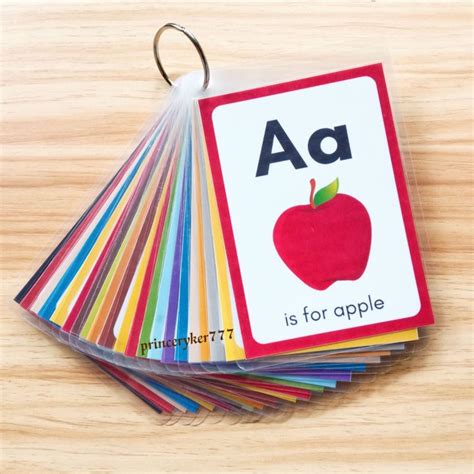 26 PCS - ABC Alphabet Laminated Flashcards, Educational Flashcards