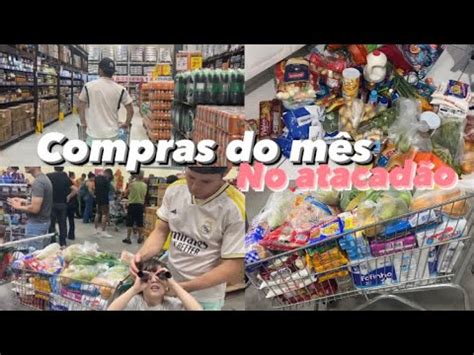 Compras do mês no atacadão mostrei tudo vitoriasamila YouTube