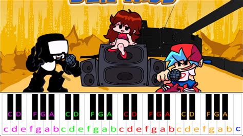 Ugh Kawai Sprite Friday Night Funkin Piano Letter Notes