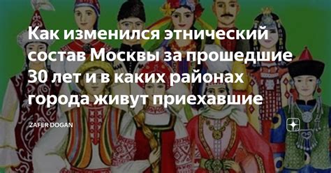 Как изменился этнический состав Москвы за прошедшие 30 лет и в каких ...