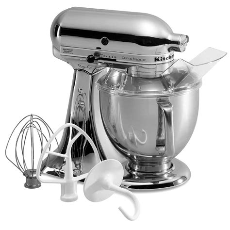 Kitchenaid Ksm Pscr Speed Stand Mixer W Qt Stainless Bowl