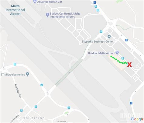 Malta Airport Map