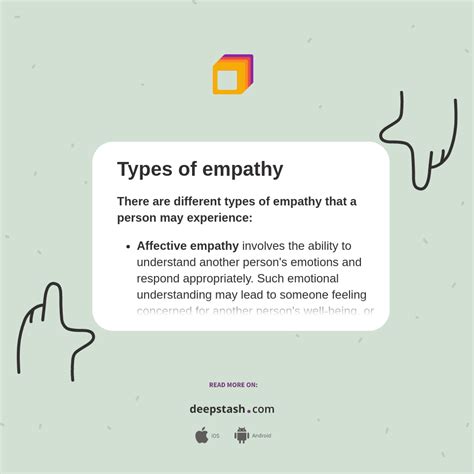 Types of empathy - Deepstash