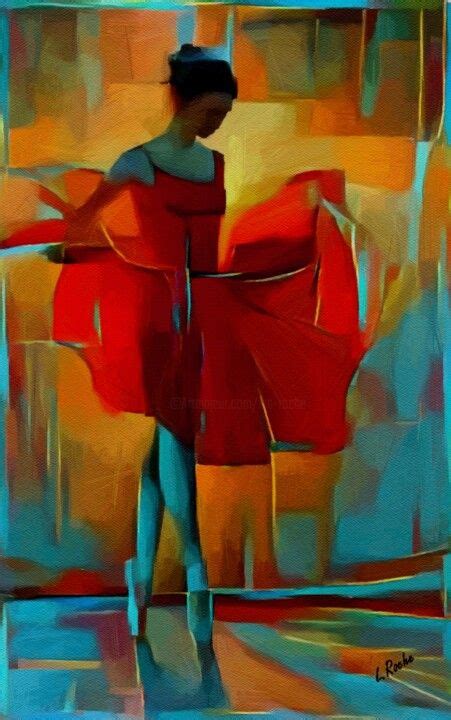 Rouge Tutu Digital Arts By L Roche Artmajeur Peinture De