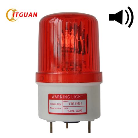 Lte J Rotating Warning Light Alarm Red Amber Green Blue Rotary