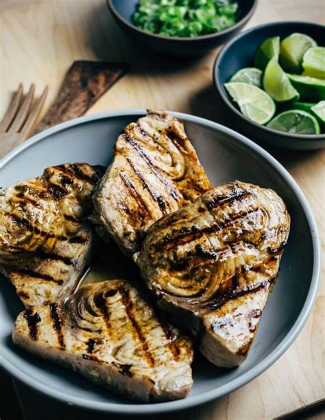 Grilled Swordfish Steaks With Herbed Corn Salad Brooklyn Supper