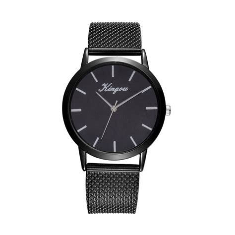 Reloj De Pulsera Anal Gico Con Correa De Silicona De Cuarzo Informal