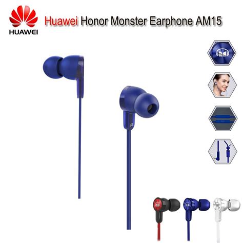 100 Huawei Original Honor auricular AM15 con micrófono de pistón de