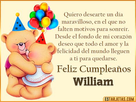 Feliz Cumplea Os William Im Genes Tarjetas Y Mensajes