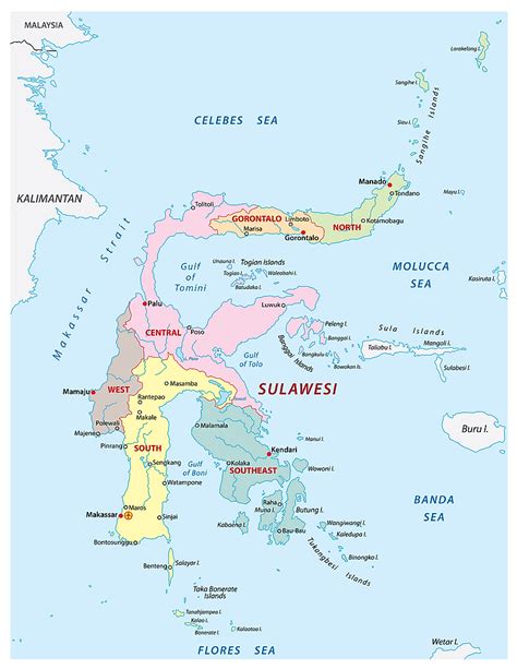 South Sulawesi Map