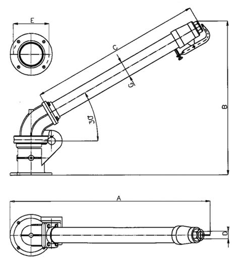 AGRIEXPORT S R L LANCEUR HYDRAULIQUE AVEC BRIDE DIAMÈTRE 4