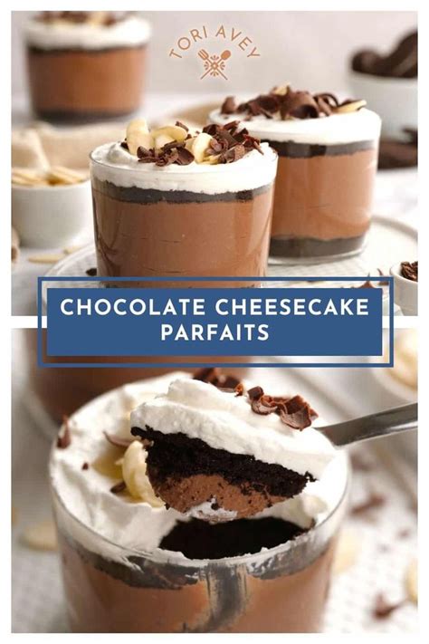 No Bake Chocolate Cheesecake Parfaits Easy Chilled Make Ahead Dessert