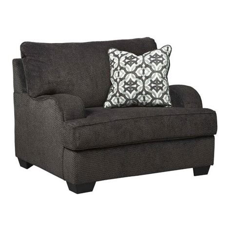 Benjara Black Fabric Arm Chair With Tapered Block Feet Bm The