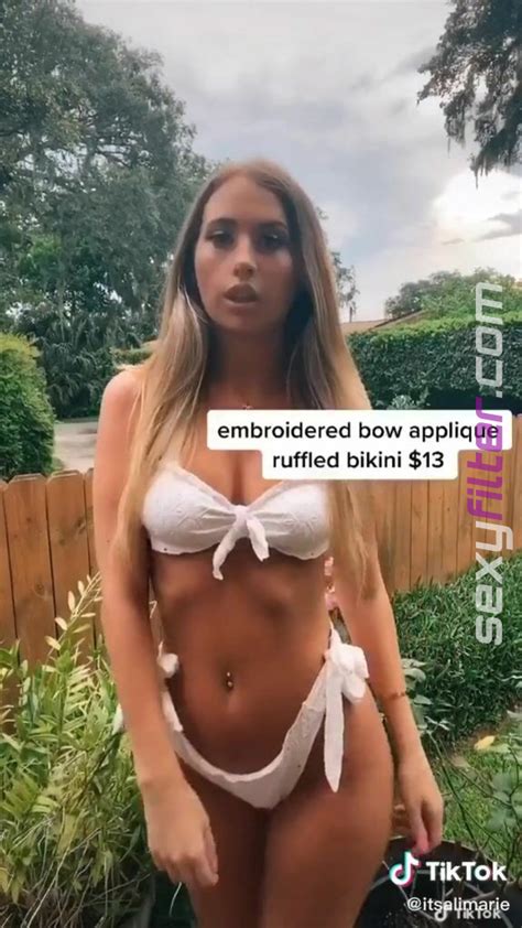 Beautiful Ali Marie In Sexy Floral Bikini Sexyfilter