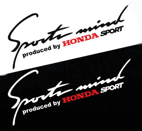 Αυτοκόλλητο Sport Mind Honda KLShop