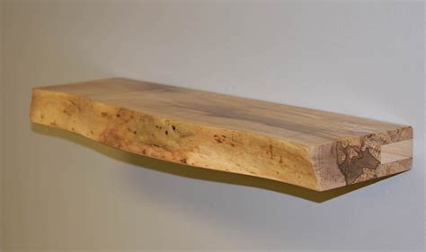 Buy Maple Live Edge Floating Shelf 390 Natural Edge Wood Shelf