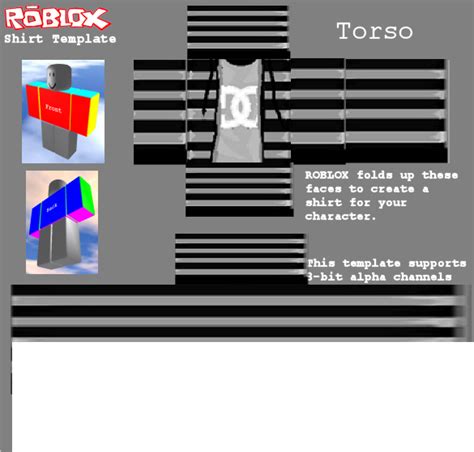 White Roblox Shirt Template