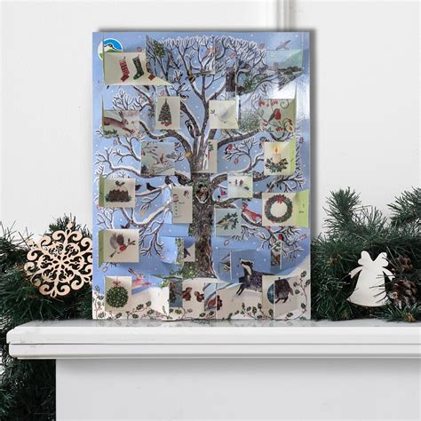 RSPB Traditional Advent Calendar Bird Christmas Tree Xmas Advent Calen
