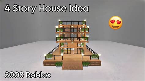 Requested 4 Story House Idea For 4 Players ️ 3008 Roblox Myelplays Youtube