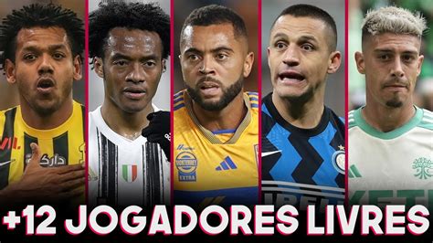 12 JOGADORES QUE FICARÃO LIVRES NO MERCADO NO MEIO DO ANO YouTube