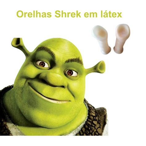 Orelhas Shrek em Látex Maquiagem Artística Lançamento Par