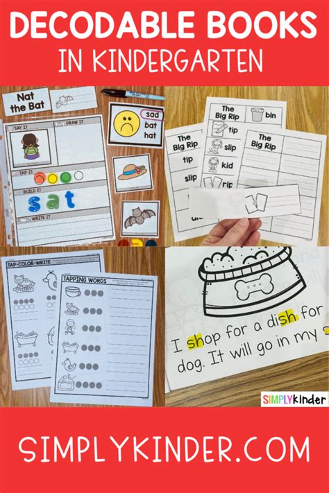 Decodable Books in Kindergarten - Simply Kinder