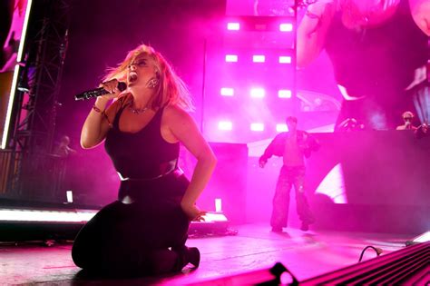 Bebe Rexha Sexy Curvy Body Tight Black Outfit Hot Celebs Home