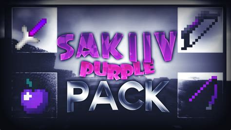 Minecraft PvP Texture Pack Purple UHC Pack Sakiiv3 16x16 1 7 1 8