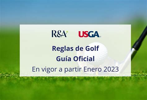 FBGolf Nueva guía de las Reglas de Golf para 2023