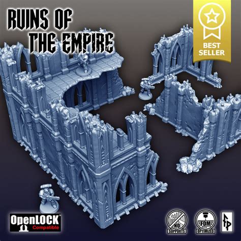 3d Printable Ruins Of The Empire By Forbidden Prints