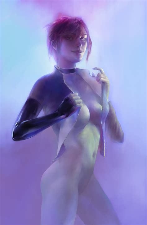 Neon Pin Up By Fishblob Hentai Foundry