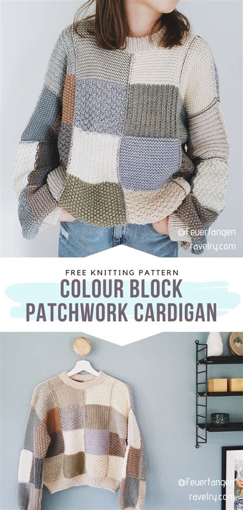 Patchwork Cardigan Knitting Pattern A Creative Journey In Color And