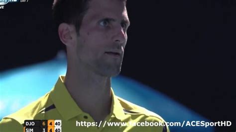 Novak Djokovic vs Gilles Simon Tennis Highlights 01 24 2016 HD テニス動画まとめ