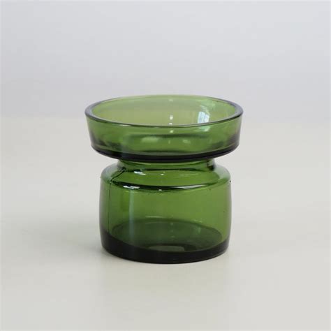 4 Dansk Green Glass Candle Or Tealight Holders By Jens Quistgaard Denmark 1960 For Sale At 1stdibs