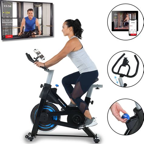 Exerpeutic Bluetooth Indoor Cycling Bike with MyCloudFitness ... | eBay