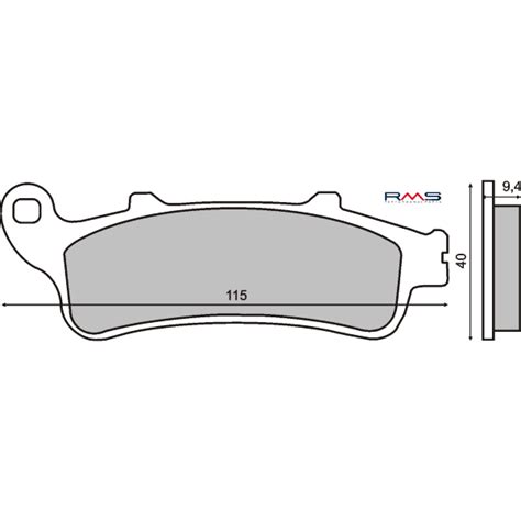 Placute Frana Honda Pantheon Jazz Foresight 125 150 250