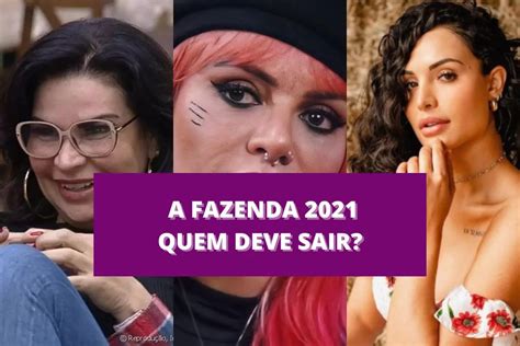 Votação Enquete A Fazenda 2021 Aline Sol Ou Valentina Quem Sai Dci